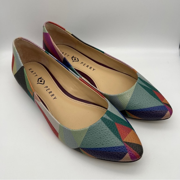 Katy Perry Collections Shoes - KATY PERRY The Sister Multicolor Stingray Embossed Flats - Sz 7